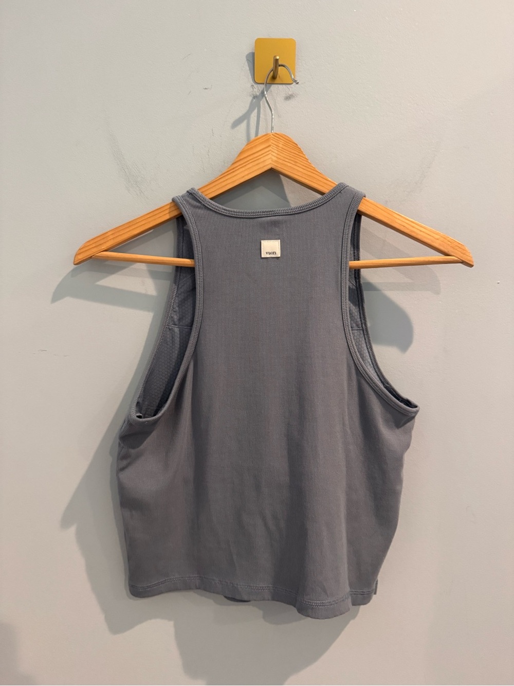 Vuori Pose Plyo Tank in Blue Slate, Size L - Picture 6 of 8